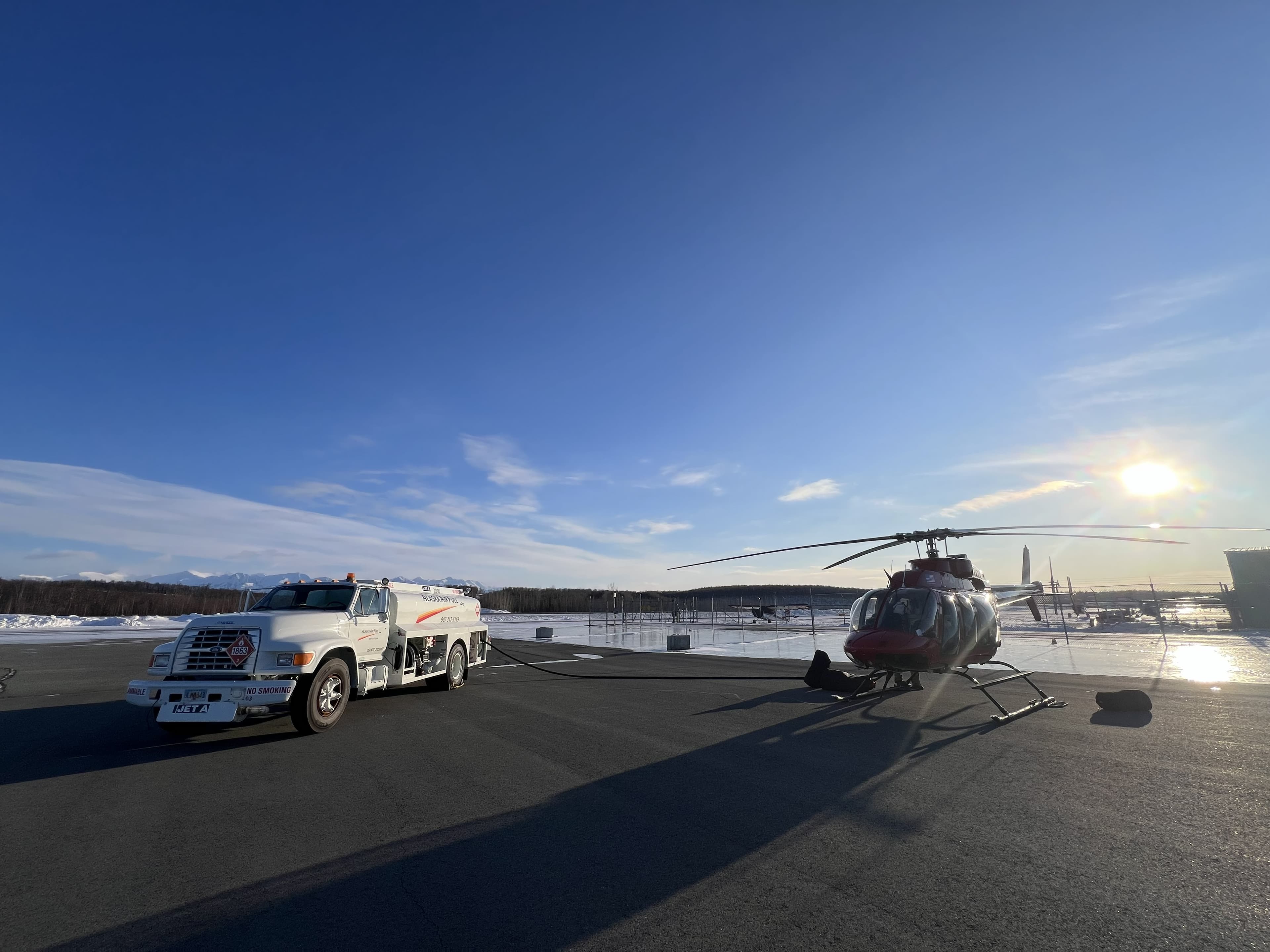 Helicopter fueling